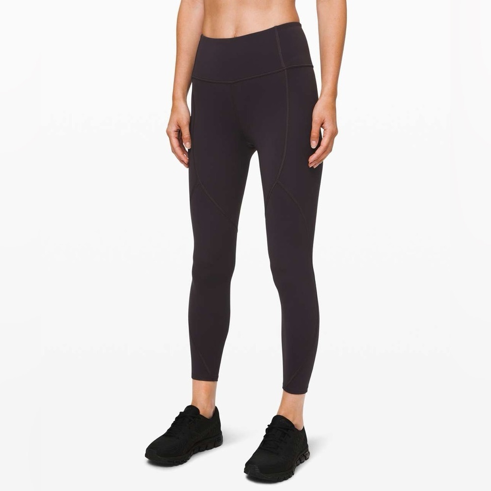 Lululemon To The Beat Tight 24” Intergalactic Black Size 12 Activewear Leggings